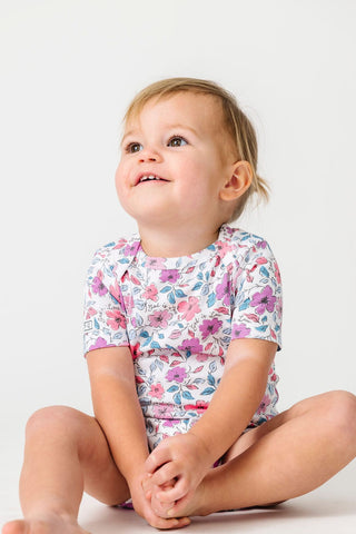 God is Love Cotton Short Sleeve Bodysuit Bodysuit Holy Pals Size: 00-03M