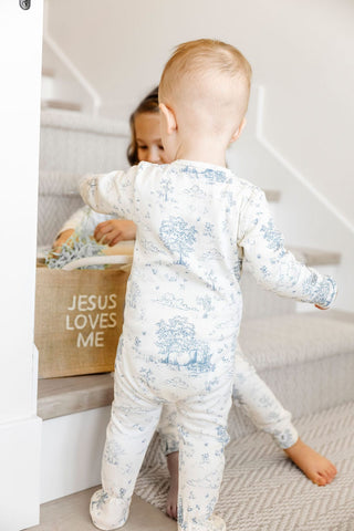 The Empty Tomb Cotton Footie with 2-Way Zipper Onesie Holy Pals Size: NB
