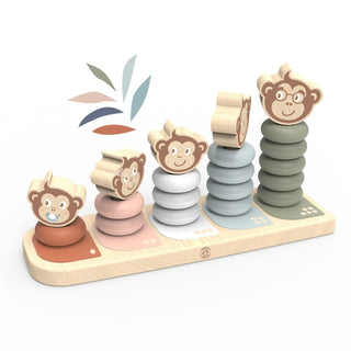 Monkey Family Stacker Early Learning Speedy Monkey LLC