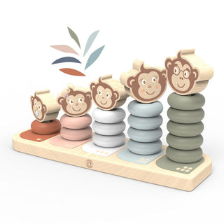 Monkey Family Stacker Early Learning Speedy Monkey LLC