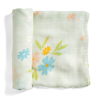 Crib Sheet & Swaddle Baby Gift Set - Enchanted Meadow Crib Sheet & Swaddle Rookie Humans