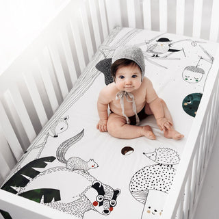 Woodland Dreams Standard Size Crib Sheet Crib sheets Rookie Humans Size: US Standard crib size