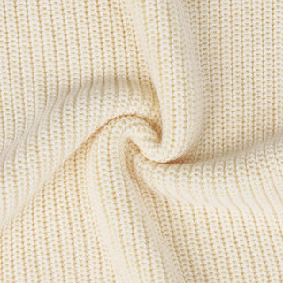 Baby Knit Romper Snap Closure in Cream