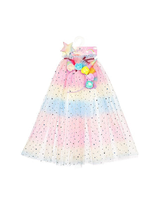 Unicorn Costume Cape Set with Headband & Wand - Role-Play for Children(2 Sizes) Dress up Girls Speedy Monkey LLC Size: 3-4 years