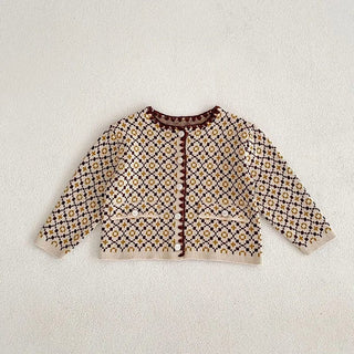 Knitted Cardigan Euro Outfit RYAN AND REMI Color: Cardigan Kid Size: 3-6M