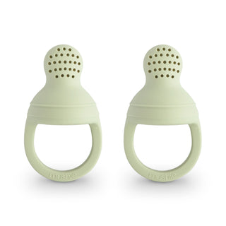 Silicone Fresh Food Feeder 2-PackSilicone Fresh Food FeederMushieColor: Sage