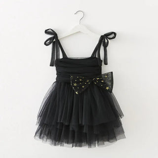 Sling Layered Lace Dress RYAN AND REMI Color: Black Kid Size: 12M