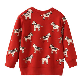 Printed Long Sleeve Sweater RYAN AND REMI Color: Green Kid Size: 2T