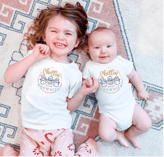 graphic bodysuit | chillin with my snowmiesbodysuitsFinn + EmmaColor: DefaultSize: 0-3M