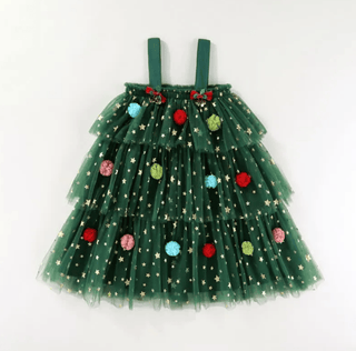 Christmas Layered Tulle Dress