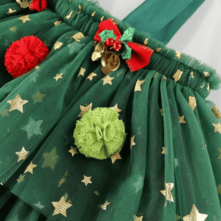 Christmas Layered Tulle Dress