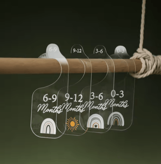 7Pcs Acrylic Closet Dividers RYAN AND REMI Color: Acrylic 7pcs