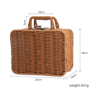 Vintage Style Baby Gift Box. 7Pcs RYAN AND REMI Color: Blue Set