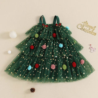 Christmas Layered Tulle Dress