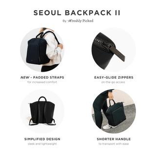 Sage Seoul Neoprene Backpack II Seoul Backpack Freshly Picked