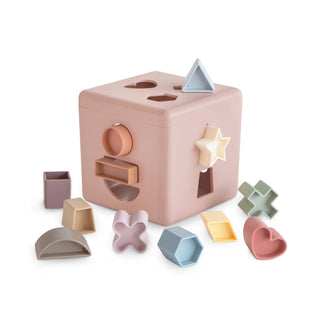 Shape Sorting Box toys Mushie Color: Petal