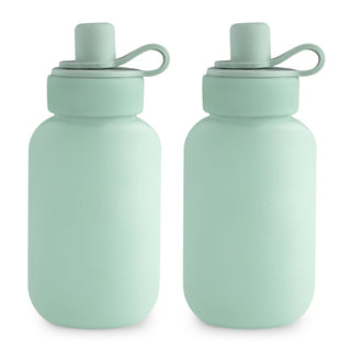 Silicone Puree Pouch 2-PackSilicone Puree PouchMushieColor: Cambridge Blue