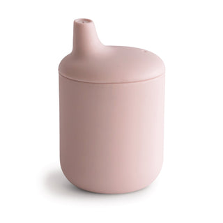 Silicone Sippy CupSilicone Sippy CupMushieColor: Blush