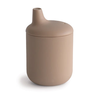 Silicone Sippy CupSilicone Sippy CupMushieColor: Natural
