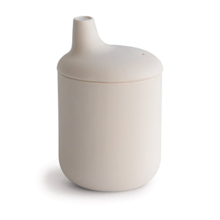 Silicone Sippy CupSilicone Sippy CupMushieColor: Shifting Sand