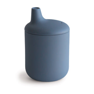 Silicone Sippy CupSilicone Sippy CupMushieColor: Tradewinds