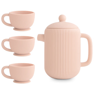 Silicone Tea Play SetSilicone Tea Play SetMushieColor: Blush