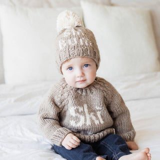 Ski Bum Sweater and Beanie Holiday Gift Box Baby & Toddler Clothing