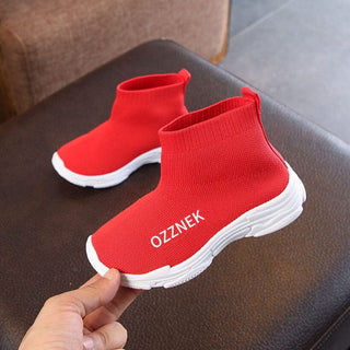 Kids Slip-On Sneakers - Lightweight, Flexible & Anti-Slip Sneakers ozznekshoes Shoe size: 6 Color: Red