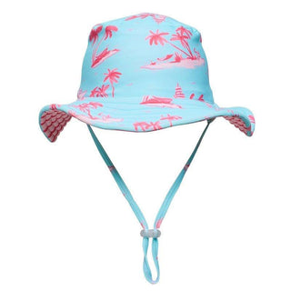 Girl's Sustainable Reversible Bucket Hat - Lighthouse Island Baby & Toddler Hats