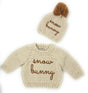 Red Snowflake Sweater + Beanie