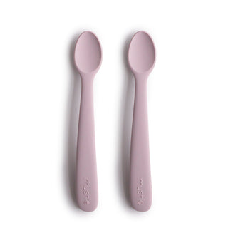 Silicone Feeding Spoons 2-Packsilicone tablewareMushieColor: Soft Lilac