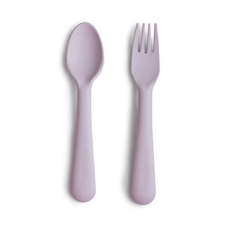 Dinnerware Fork and Spoon SetDinnerwareMushieColor: Soft Lilac