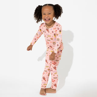Bamboo Long Sleeve Pajama Set - Friends You're My Lobster