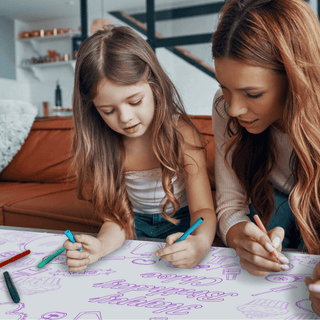 Spa Party Coloring Tablecloth Party Supplies Creative Crayons Workshop Style: Personalized