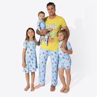 Sponge Bob SquarePants Bamboo Short Sleeve Pajama Set - Blue Pajamas
