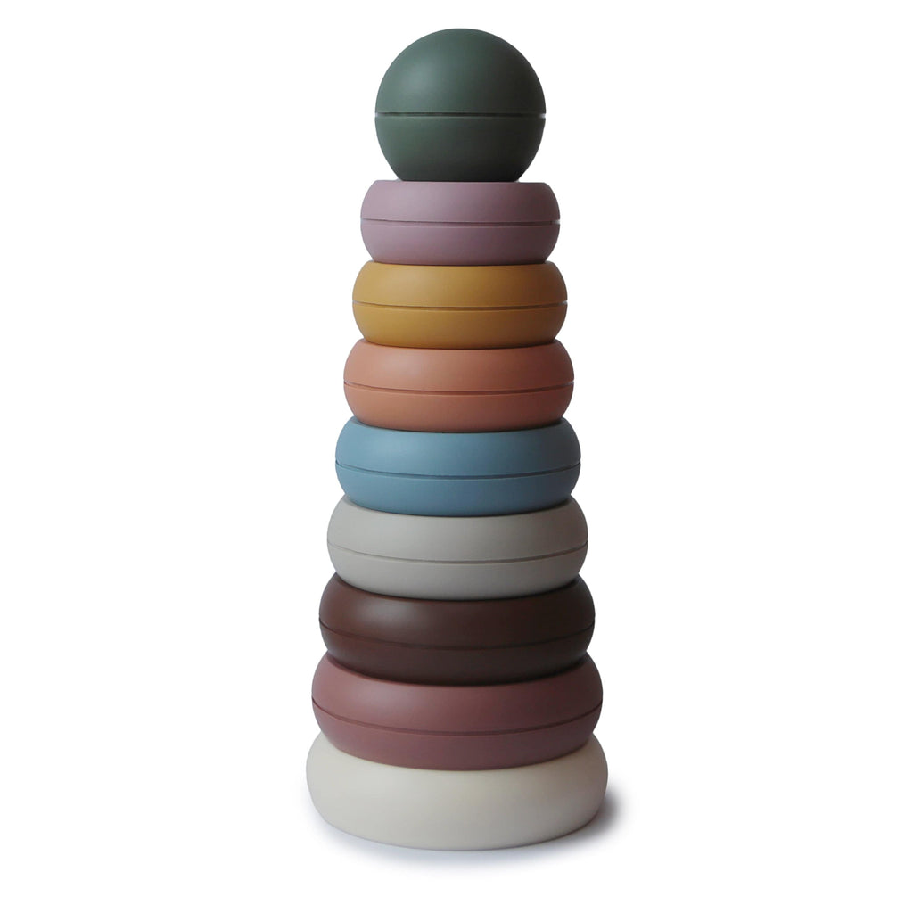 Stacking Riddle Mushie Stacking Rings Toy | Baby Riddle