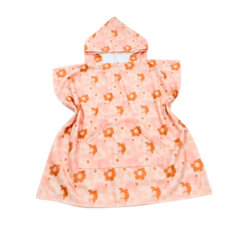 Blush Meadow Toddler & Kids Hooded Towel Pool PonchoSweet P Baby Co.