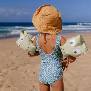 Kids Inflatable Arm Bands - Light Khaki Cookie the Croc Pool & Spa Accessories Sunny Life