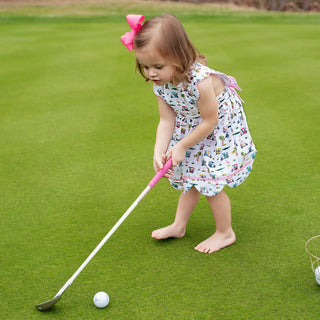 The Palms Reversible Golf Dress Baby & Toddler Dresses Seven Lantern Lane Size: 18M