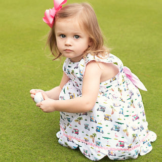 The Palms Reversible Golf Dress Baby & Toddler Dresses Seven Lantern Lane Size: 18M