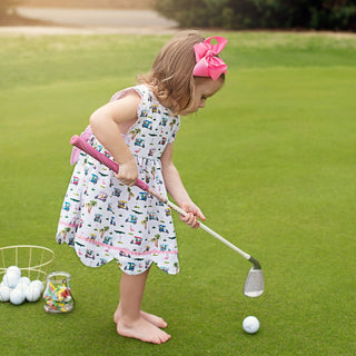 The Palms Reversible Golf Dress Baby & Toddler Dresses Seven Lantern Lane Size: 18M