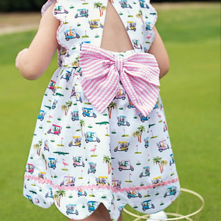 The Palms Reversible Golf Dress Baby & Toddler Dresses Seven Lantern Lane Size: 18M