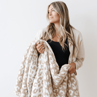 Double-Layer Bamboni® Throw Blankets Saranoni Color: Mudcloth Double Layer