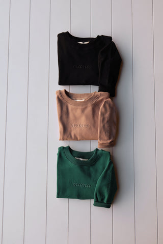 Mama Affirmation Crew NeckAxel and RoseColor: BlackSize: S