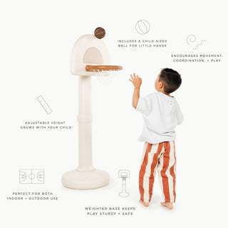 Wholesale Basketball Hoop Gathre Color: Ivory