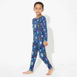 Bamboo Long Sleeve Pajama Set - Blue Trolls Music Baby & Toddler Sleepwear Bellabu Bear Size: 2T