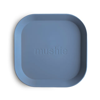 Square Dinnerware Plates, Set of 2 Dinnerware Mushie Color: Twilight Blue