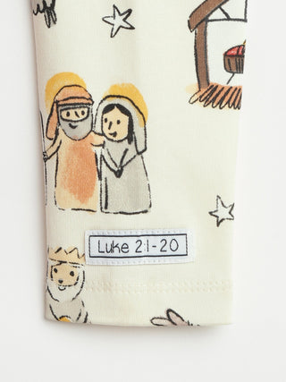 Away in a Manger Twirl Dress Cotton Dresses Holy Pals Size: 02