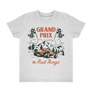 The Grand Prix De Rad Things - WhiteT-ShirtLITTLE RAD THINGSSize: 12/18M