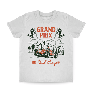 The Grand Prix De Rad Things - WhiteT-ShirtLITTLE RAD THINGSSize: 12/18M